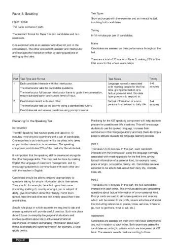 دانلود نسخه کامل کتاب Sample Papers Key English Test (KET) Speaking