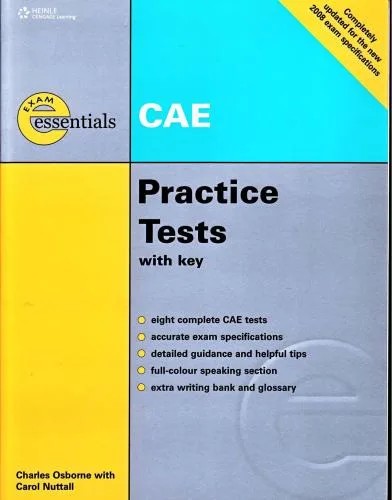 دانلود نسخه کامل کتاب Exam Essentials CAE Practice Tests with Key