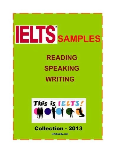 دانلود نسخه کامل کتاب IELTS Samples – Reading, Speaking and Writing