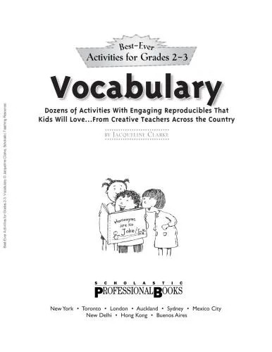 دانلود نسخه کامل کتاب Vocabulary. Best-Ever Activities For Grades 2-3
