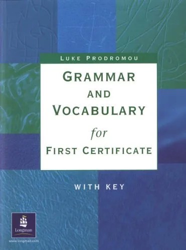 دانلود نسخه کامل کتاب Grammar and Vocabulary for First Certificate