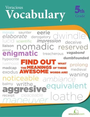 دانلود نسخه کامل کتاب Voracious Vocabulary – Grade 5 Reading and Writing Workbook