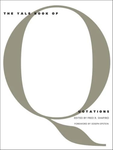 دانلود نسخه کامل کتاب The Yale Book of Quotations