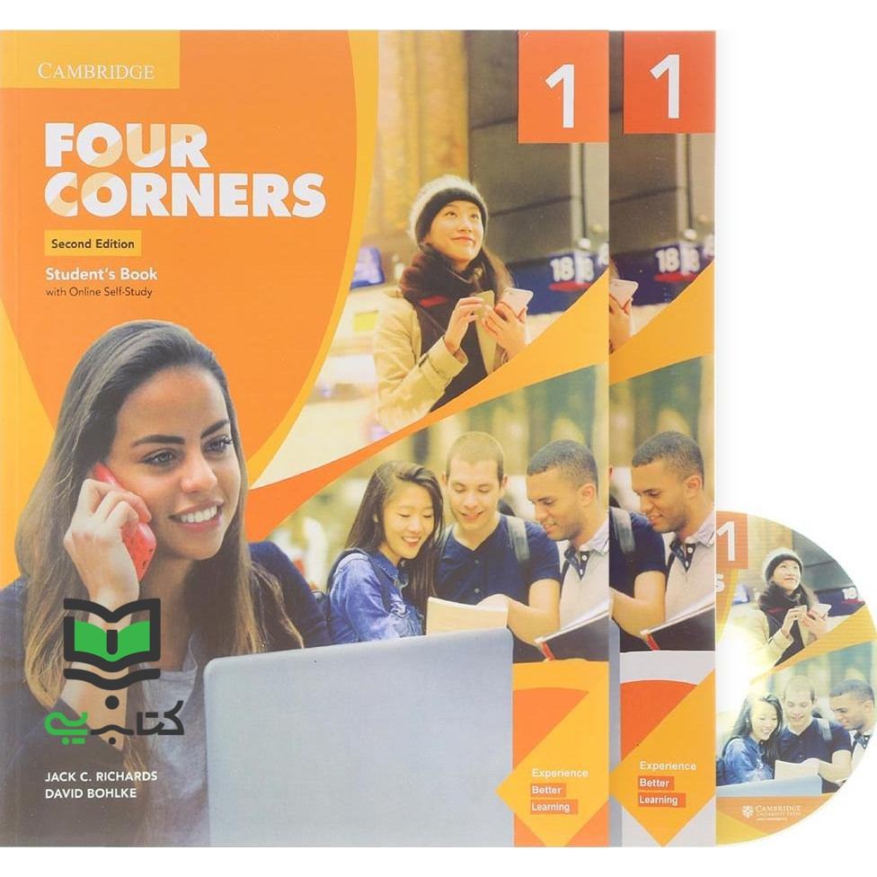 کتاب four corners 1 second edition st+wb