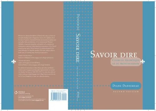 دانلود نسخه کامل کتاب Savoir Dire. Cours de phonétique et de prononciation