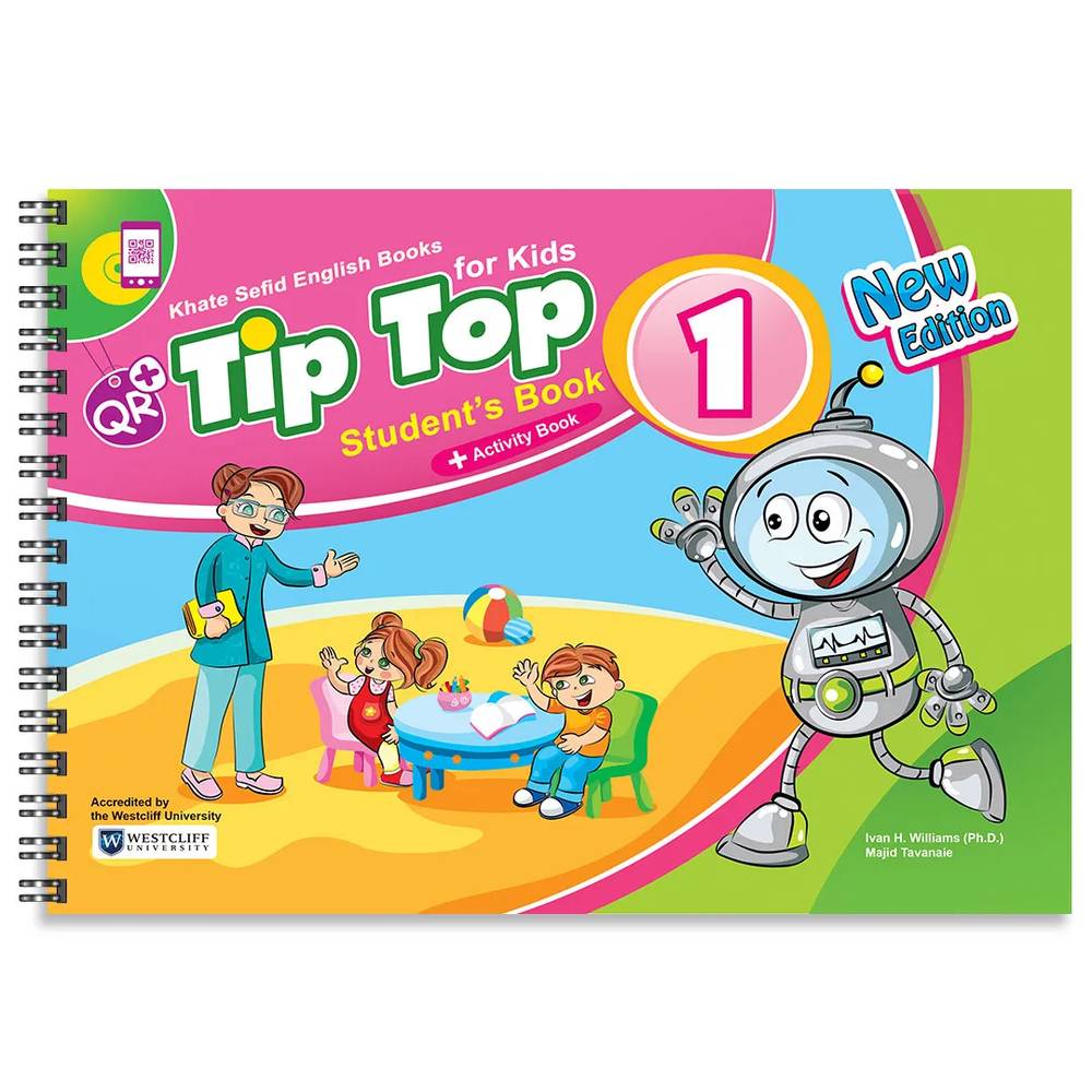 کتاب آموزشی Tip Top 1 (ویرایش جدید)……….Tip Top 1 student’s & Activity Book New edition