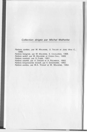دانلود نسخه کامل کتاب Parlons swahili: Langue et culture