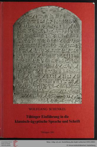 دانلود نسخه کامل کتاب Tübinger Einführung in die klassisch-ägyptische Sprache und Schrift