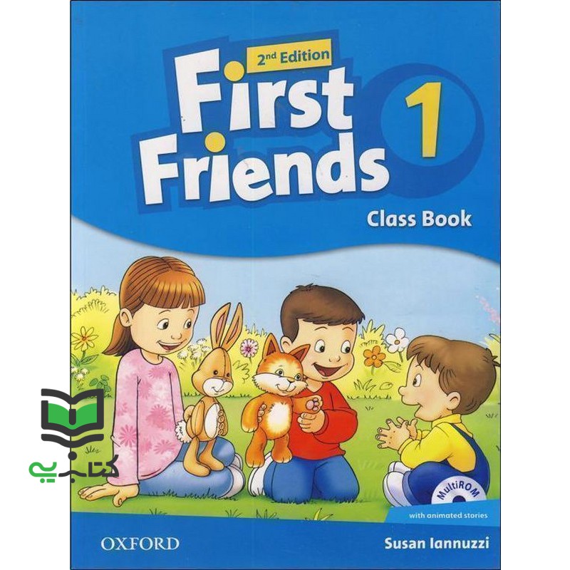 کتاب first friends 1 classbook+activity british 2nd edition آبی رنگ