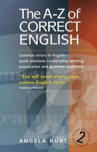 دانلود نسخه کامل کتاب The A-Z of correct English