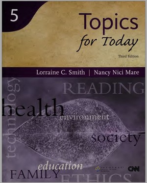 دانلود کتاب Topics for Today, Third Edition Reading for Today Series, Book 5