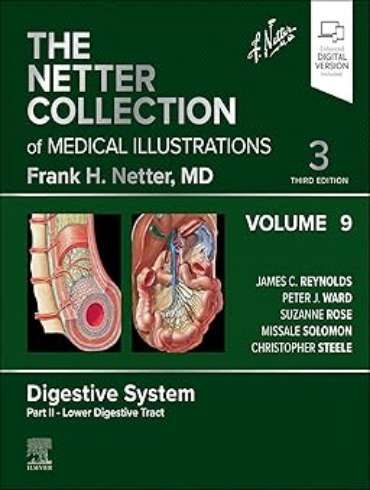 دانلود کتاب The Netter Collection of Medical Illustrations: Digestive System, Volume 9, Part II – Lower Digestive Tract (Netter Green Book Collection) 3rd Edition