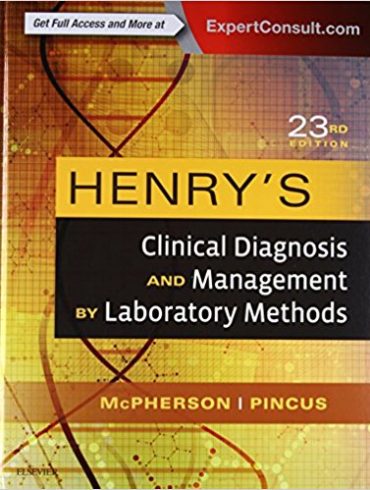 دانلود کتاب Henry’s Clinical Diagnosis and Management by Laboratory Methods 23rd Edition
