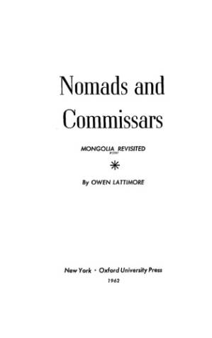 دانلود کتاب Nomads and Commissars: Mongolia Revisited