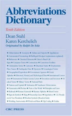 دانلود کتاب Abbreviations Dictionary, Tenth Edition