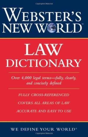 دانلود کتاب Webster’s New World Law Dictionary