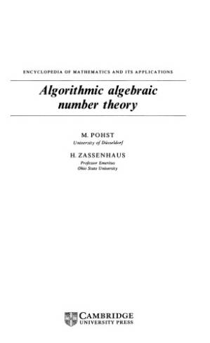 دانلود کتاب Algorithmic Algebraic Number Theory