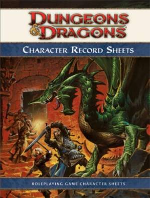 دانلود کتاب Character Record Sheets (Dungeons & Dragons)