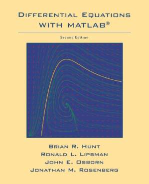 دانلود کتاب Differential Equations with Matlab