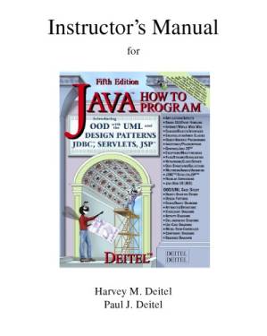 دانلود کتاب Instructor’s Manual – Java How to Program, 5th Edition