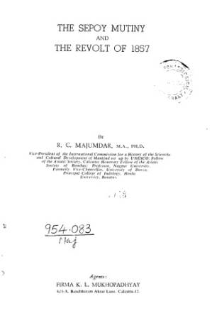 دانلود کتاب The Sepoy Mutiny and the Revolt of 1857