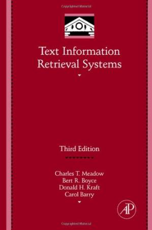 دانلود کتاب Text Information Retrieval Systems