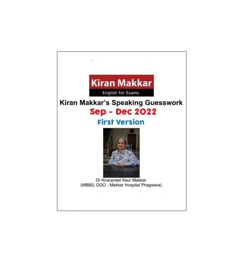 کتاب ماکار ایلتس اسپیکینگ Kiran Makkar’s Speaking Guesswork September to December First Version 2022