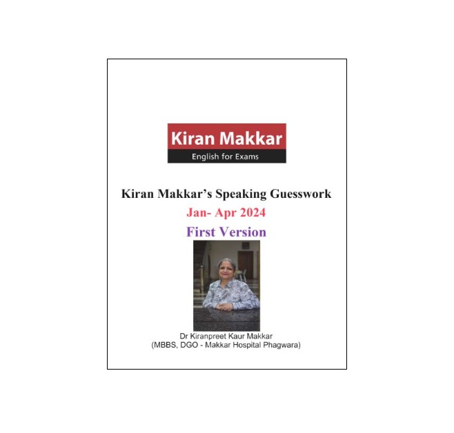 کتاب ماکار ایلتس اسپیکینگ Kiran Makkars Speaking Guesswork JAN APR 2024 First Version