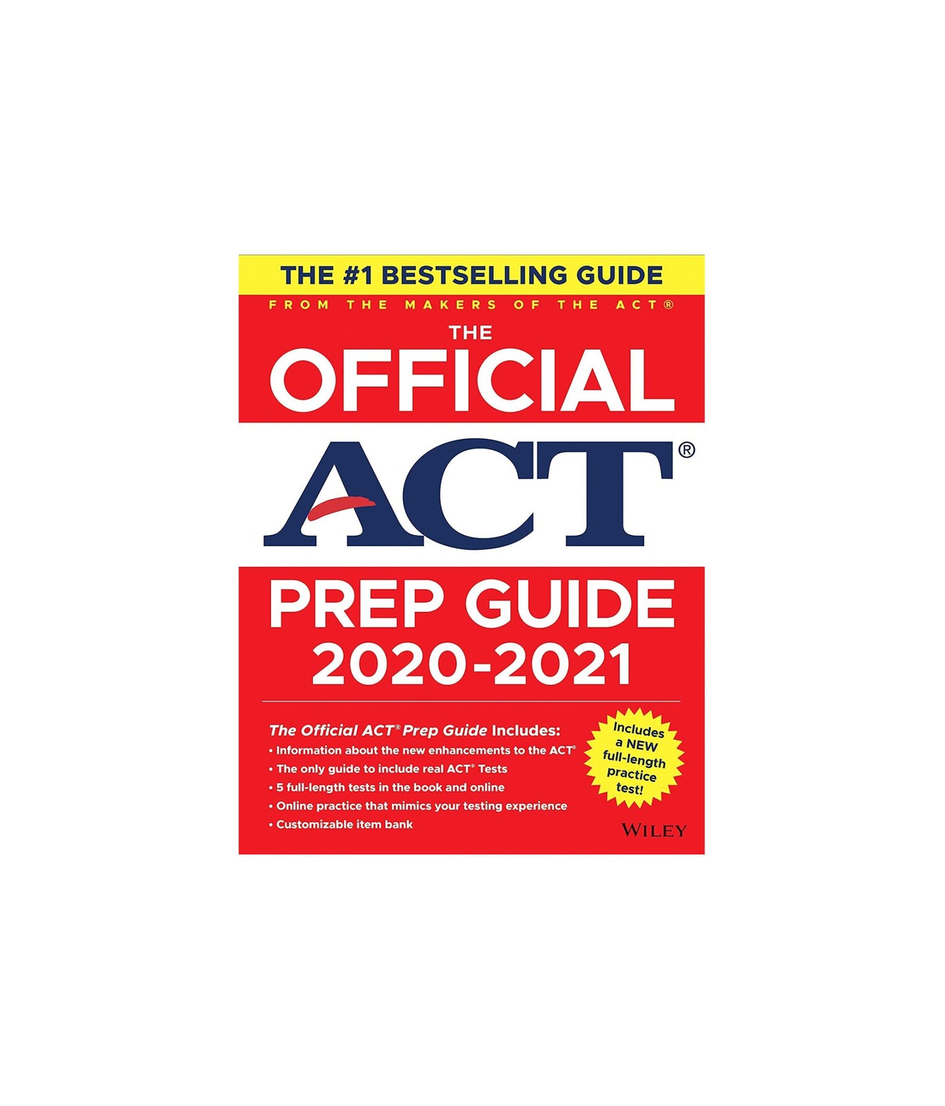 کتاب The Official Act Prep Guide 2020 2021 د افیشیال ای سی تی پریپ گاید