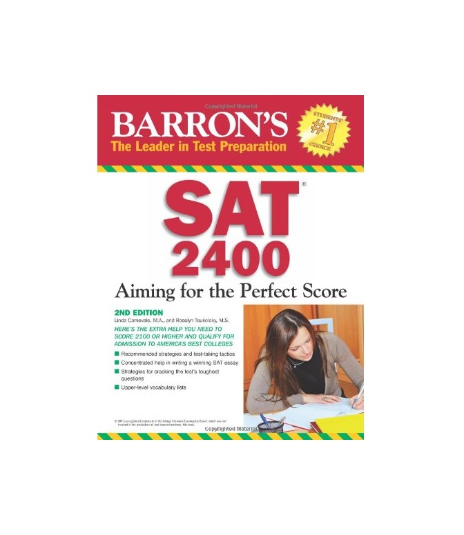 کتاب Barron’s SAT 2400 Aiming for the Perfect Score بارونز اس ای تی