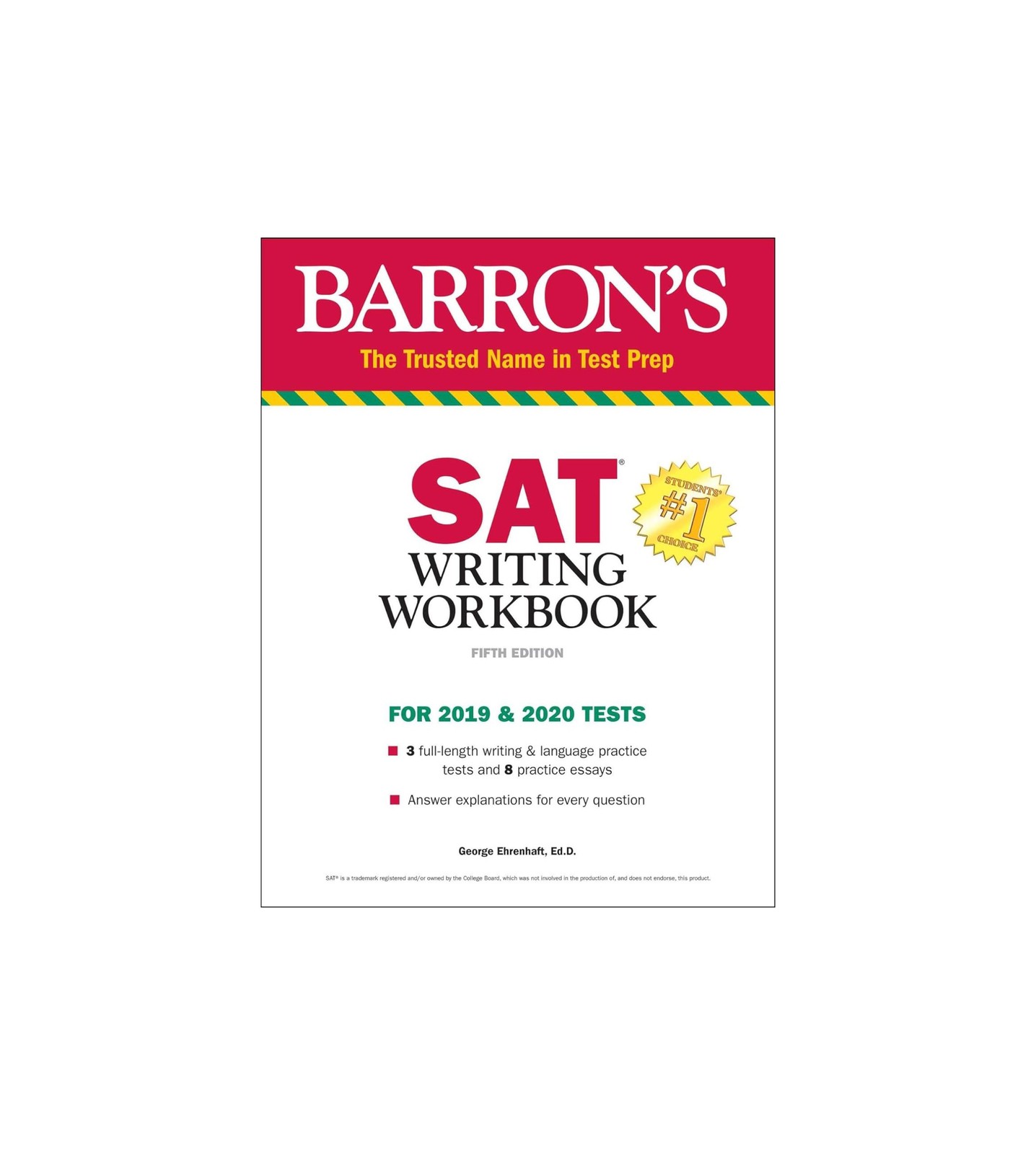 کتاب Barron’s SAT Writing Workbook بارونز اس ای تی رایتینگ ورک بوک