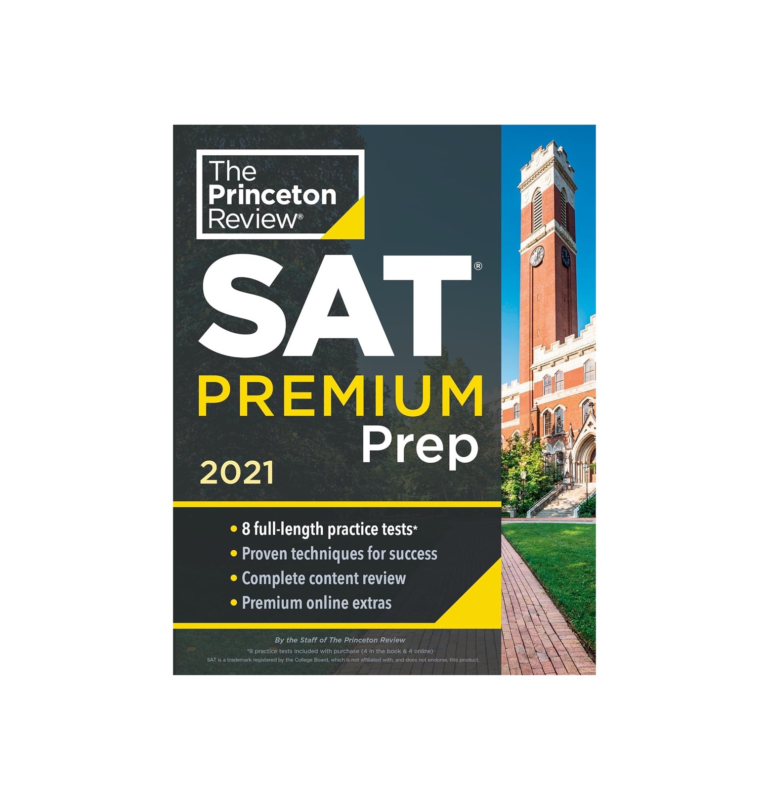 کتاب Princeton Review SAT Prep 2021 پرینستون ریویو اس ای تی پریپ