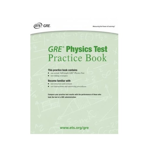 کتاب GRE Physics Test Practice Book جی ار ای فیزیک تست پرکتیس بوک
