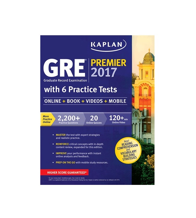 کتاب Kaplan GRE Premier 2017 کاپلان جی آر ای پریمیر