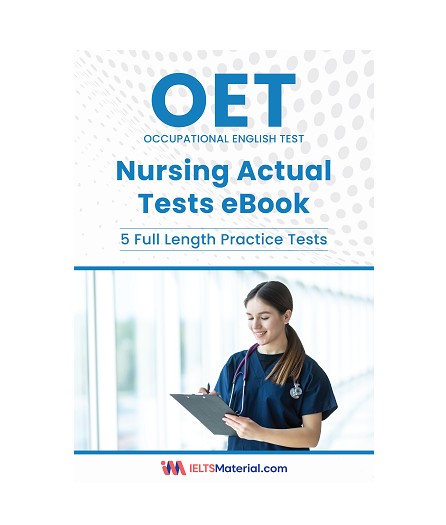 کتاب نرسینگ اکچوال تست OET Nursing Actual Tests Book