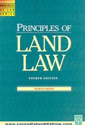 دانلود کتاب Principles of Land Law (Principles of Law)