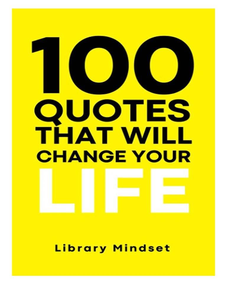 دانلود کتاب 100 Quotes That Will Change Your Life ( ) F