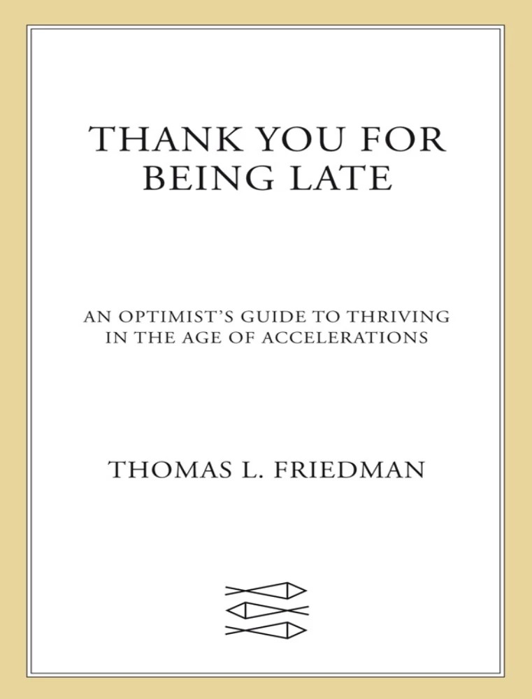 دانلود کتاب Thank You for Being Late