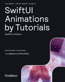 دانلود کتاب SwiftUI Animations by Tutorials (First Edition