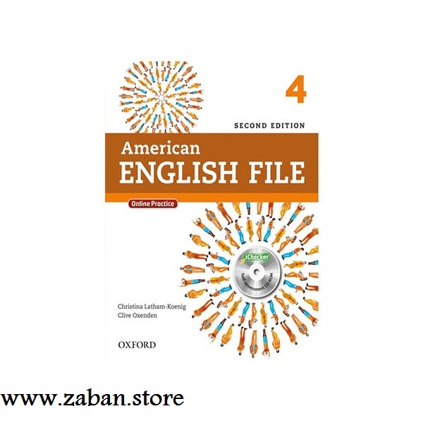 کتاب امریکن انگلیش فایل 4 ویرایش دوم American English File 4 2nd SB+WB+DVD
