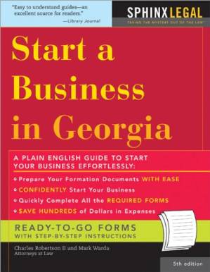 دانلود کتاب Start a Business in Georgia, 5E (How to Start a Business in Georgia)