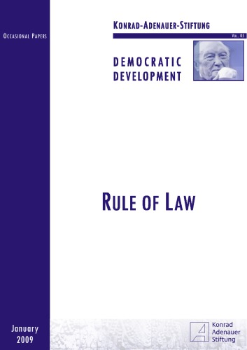 دانلود کتاب The Rule of Law (Cambodia