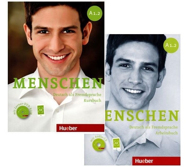 کتاب آلمانی منشن آ یک دو Menschen A1.2 kursbuch und Arbeitsbuch mit CD