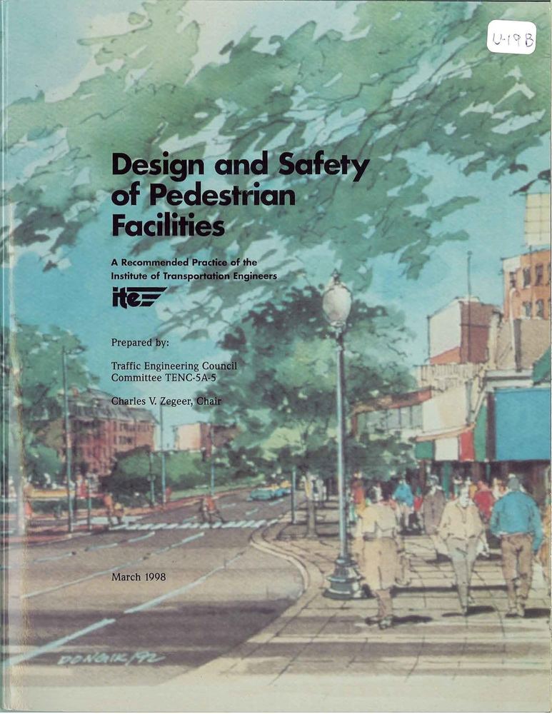 دانلود کتاب Design and Safety of Pedestrian Facilities, 1998