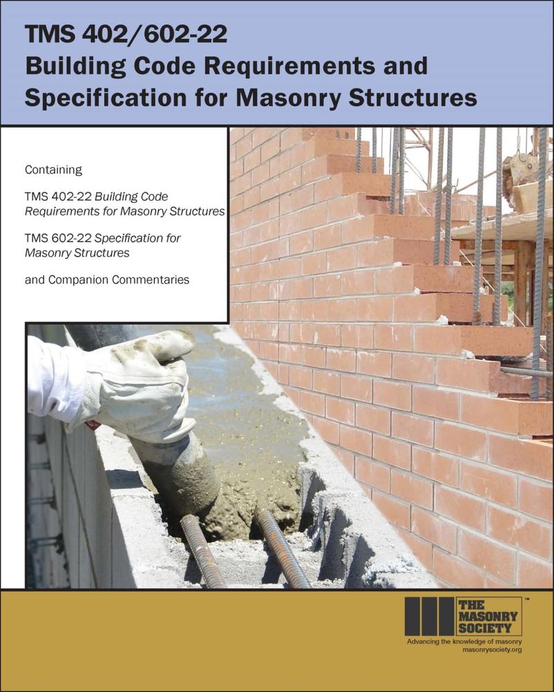 دانلود کتاب TMS 402/602-22 Building Code Requirements and Specifications for Masonry structures