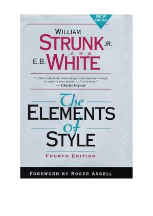 دانلود کتاب The Elements of Style (4th Edition)