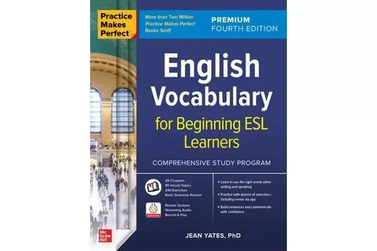 کتاب Practice Makes Perfect English Vocabulary for Beginning ESL Learners Premium 4th