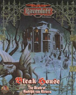دانلود کتاب Bleak House: The Death of Rudolph Van Richten (AD&D Ravenloft Boxed Adventure)