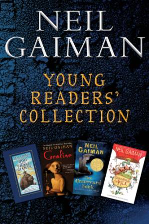 دانلود کتاب Neil Gaiman Young Readers’ Collection: Odd & the Frost Giants; Coraline; The Graveyard Book; Fortunately, the Milk