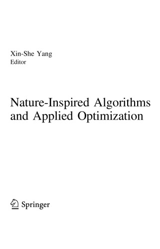 دانلود کتاب Nature-inspired Algorithms and Applied Optimization